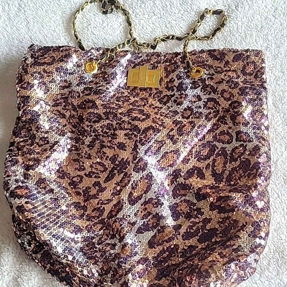 Sequin Lepard Tote